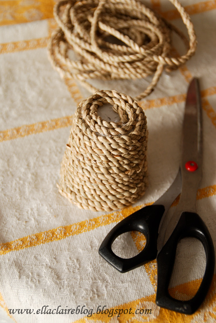 Guirlande lumineuse décorative en corde DIY : étapes simples