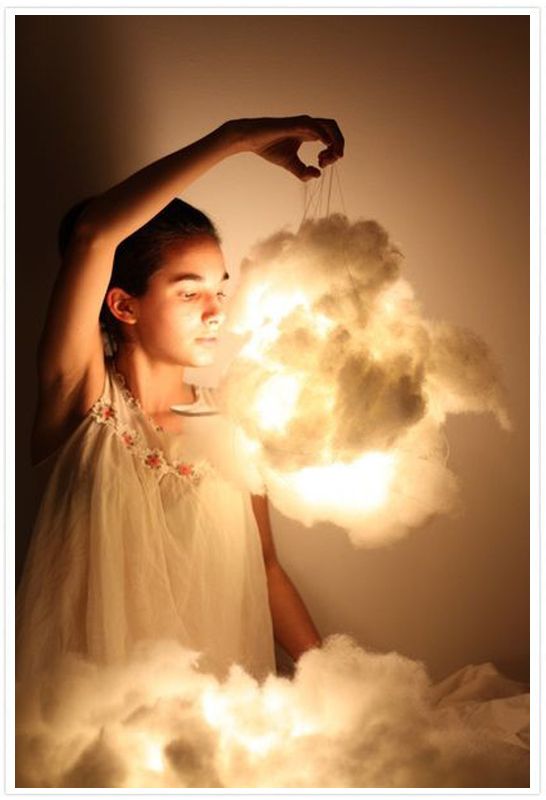 DIY Lampe nuage - Comment faire un luminaire en forme de nuage