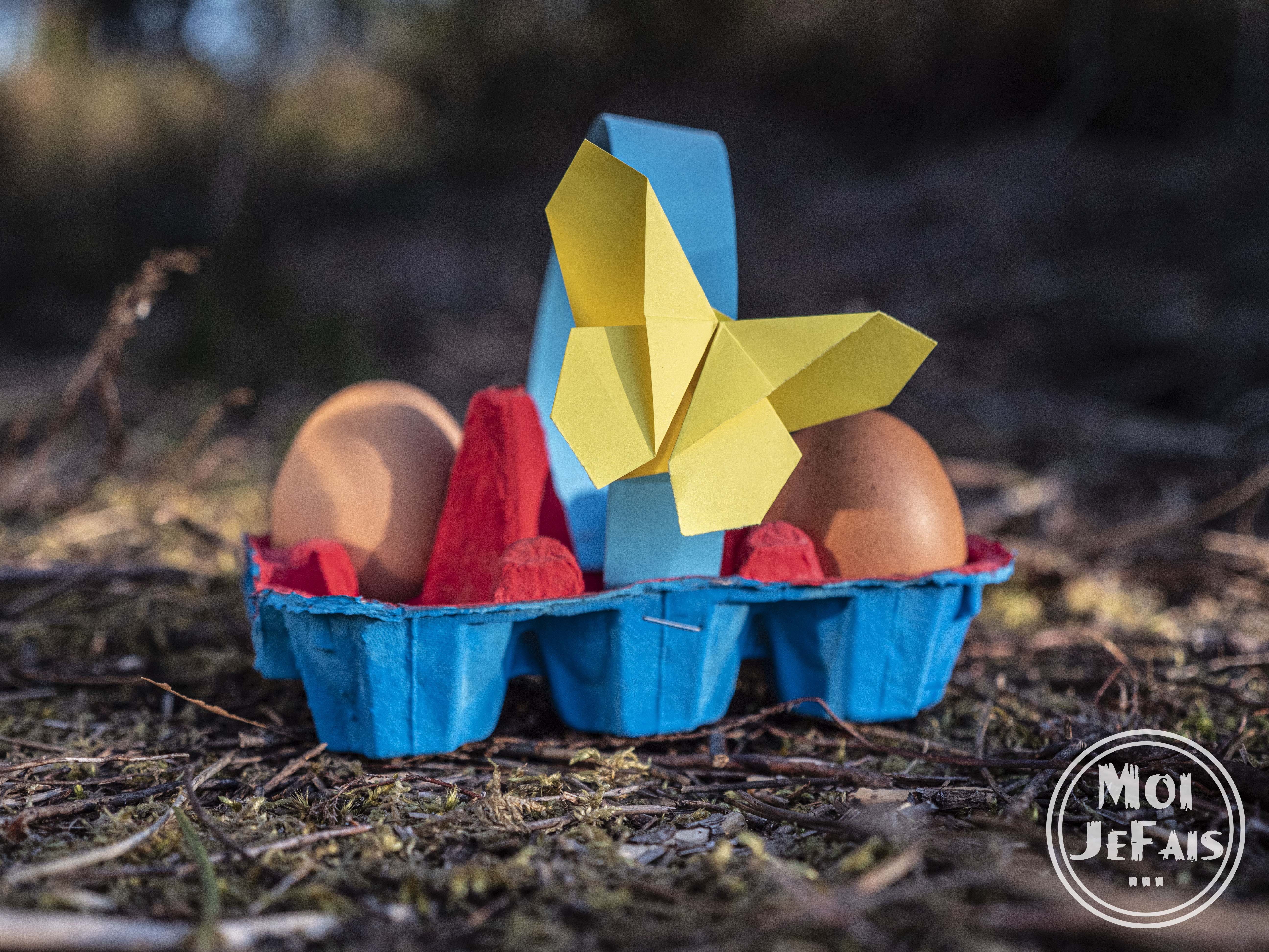 Le panier à œufs de Pâques - Activités manuelles pour Pâques