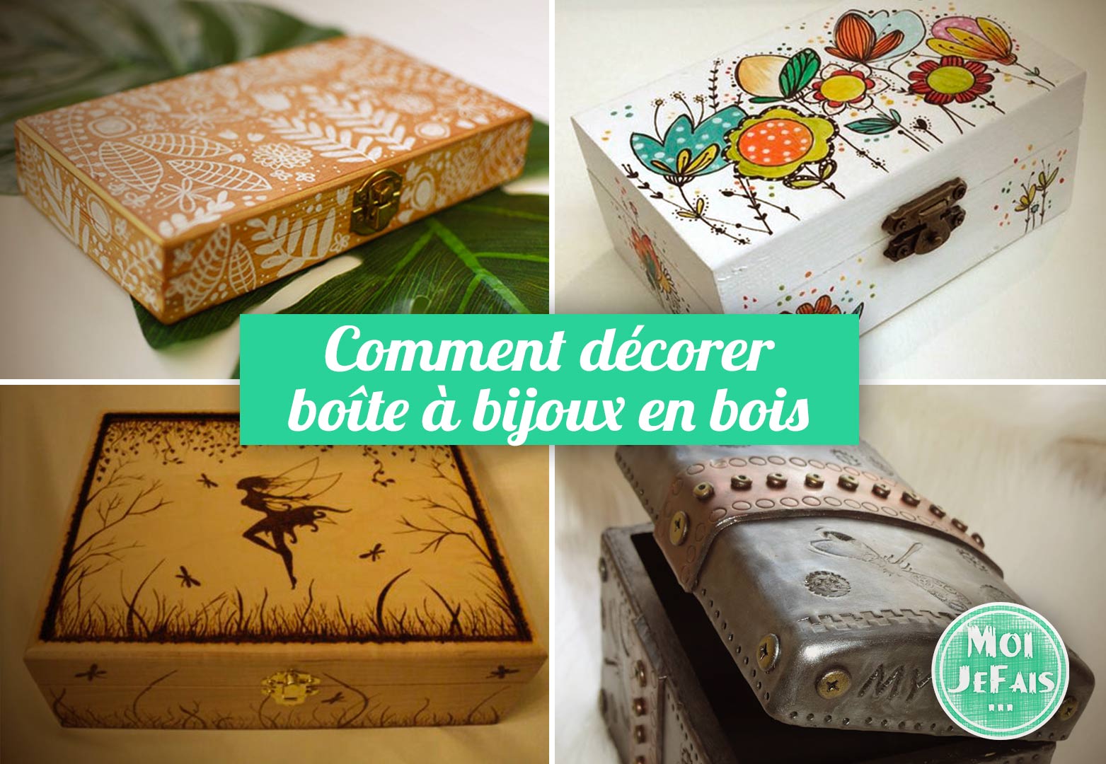 Creative Deco Petit Boite a Bijoux en Bois