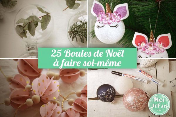 boule de noel à faire soi même