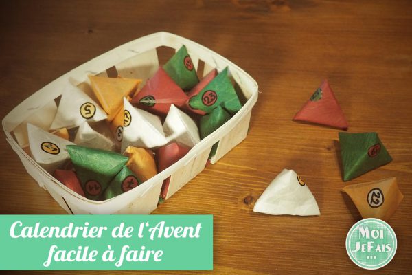 calendrier de l'avent à faire soi-même